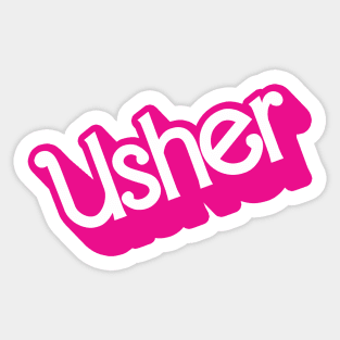 Usher x Barbie Sticker